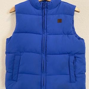 Boys Puffer Blue Vest